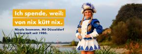 Unser Tanzmariechen Nicole setzt sich für die Bäume in Düsseldorf ein!